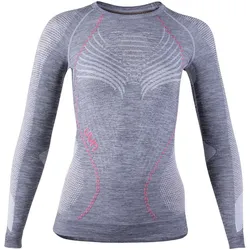 UYN Ambityon langarm Funktionsshirt melange Damen grey melange/nude/sage green L/XL