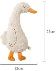 Uplift Essentials Interactive Plush Squeak And Chew Toy For Dogs And Cats duck
