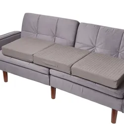 SOFA-AUFLAGE grau 150/50/10 cm – großes Sitzkissen orthopädisch
