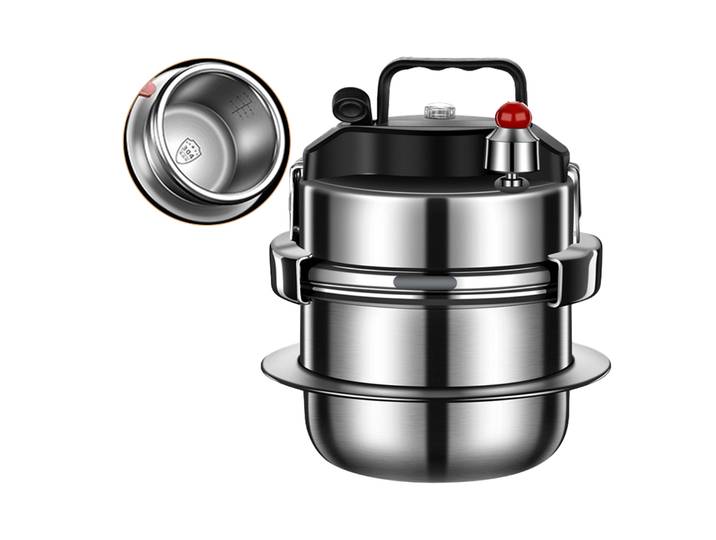 Mini autocuiseur en acier inoxydable 304, portable, léger, pour le camping en plein air, cuisson rapide, petit ustensile de cuisine pour la maison, les voyages, le camping en camping-car