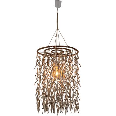 NÄVE Pendelleuchte "Kokos", beige, 1, Ø 40cm H: 55cm, 1 Stk., Leuchten, Material: Kokos, Rattan; 1x E27 max. 40W LED, d: 40cm, Pendelleuchte