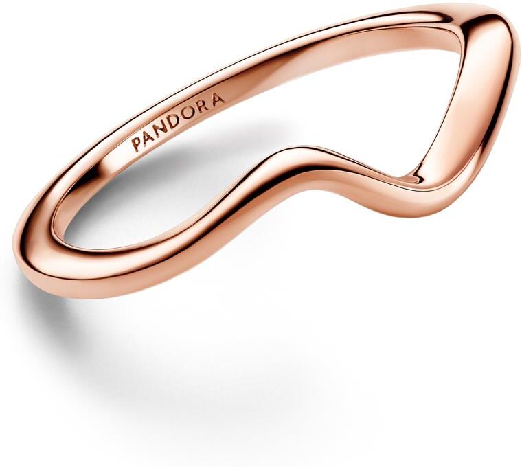 PANDORA Rosévergoldeter Ring für Damen Welle rosé