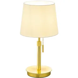 Tischleuchte Lyon Messingfarben max. 60 Watt