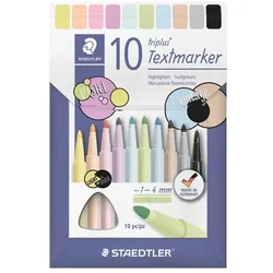 Staedtler 10er-Etui Textmarker »triplus textsurfer« gelb