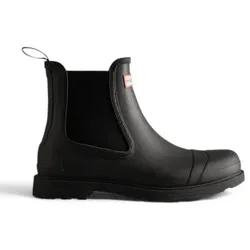 Hunter für Herren. MFS9016RMA Chelsea Boots Commando schwarz (45/46), Wohnung, Keine, Lässig, PVC