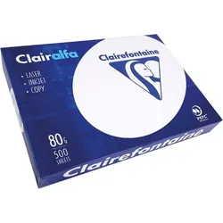 Clairefontaine Clairalfa Kopierpapier, DIN A3, 80g/qm, weiß, Weißegrad: 170 CIE