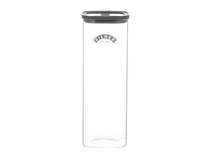 Kilner Bocal de conservation hermétique en verre durable de 2 litres avec couvercle hermétique Bocal sans BPA pour le stockage des aliments\, les céréales\, les bâtons à pain\, les aliments secs