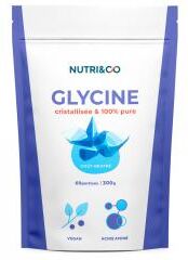 Nutri&Co Glycine Crystallisée 100% Pure 300 g  - Doypack 300 g