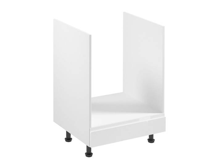 Küchenunterschrank Glanzia Herdumbauschrank 60 cm D60ZK – Weiß
