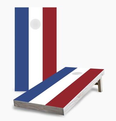 Skip's Garage Dutch (Netherlands) Flag Cornhole Boards