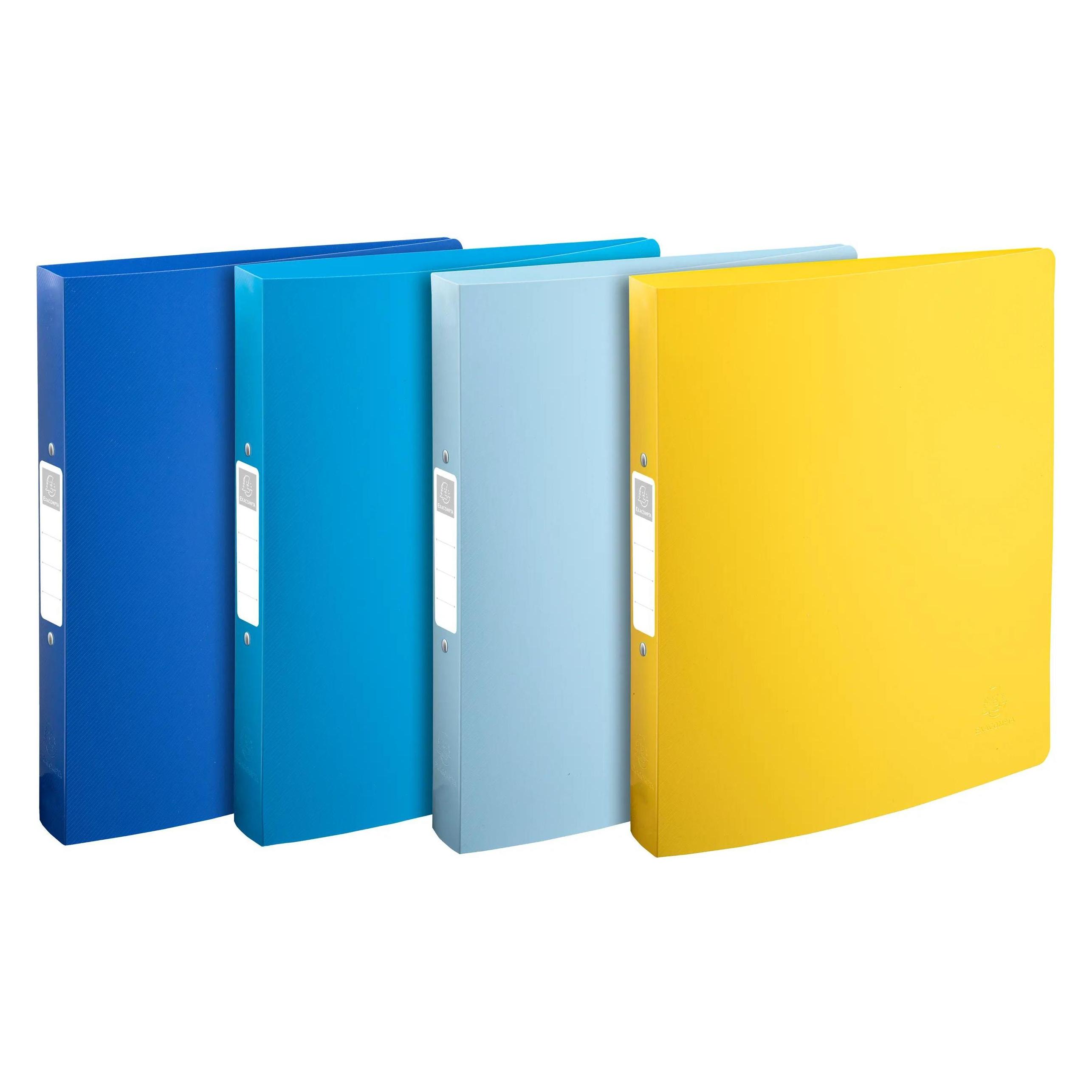 Exacompta Ringbuch Set Bee Blue (A4, 40 mm, 4 Stk.) (54140E)