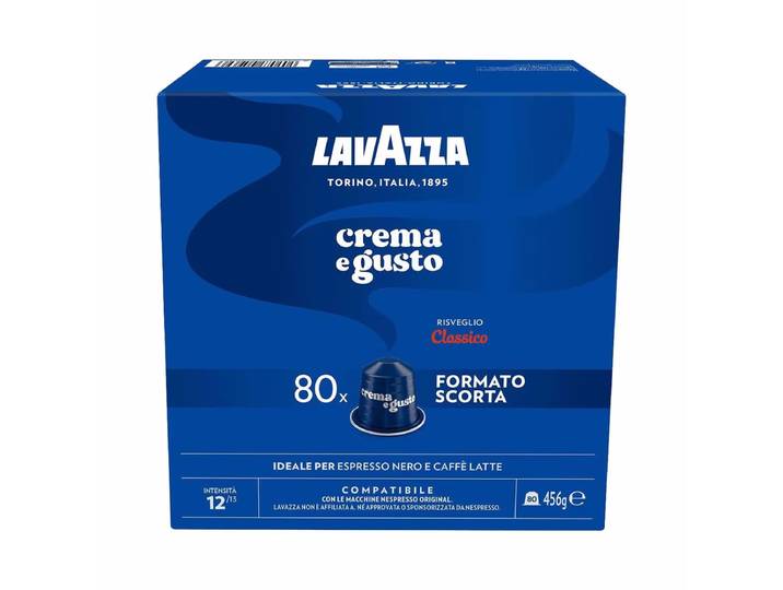 Lavazza Crema e Gusto Classico Kaffee 80 Kaffeekapseln – Nespresso Kapseln