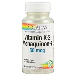Vitamin K2 Menaquinon-7 50 Mcg Solaray 30 ST
