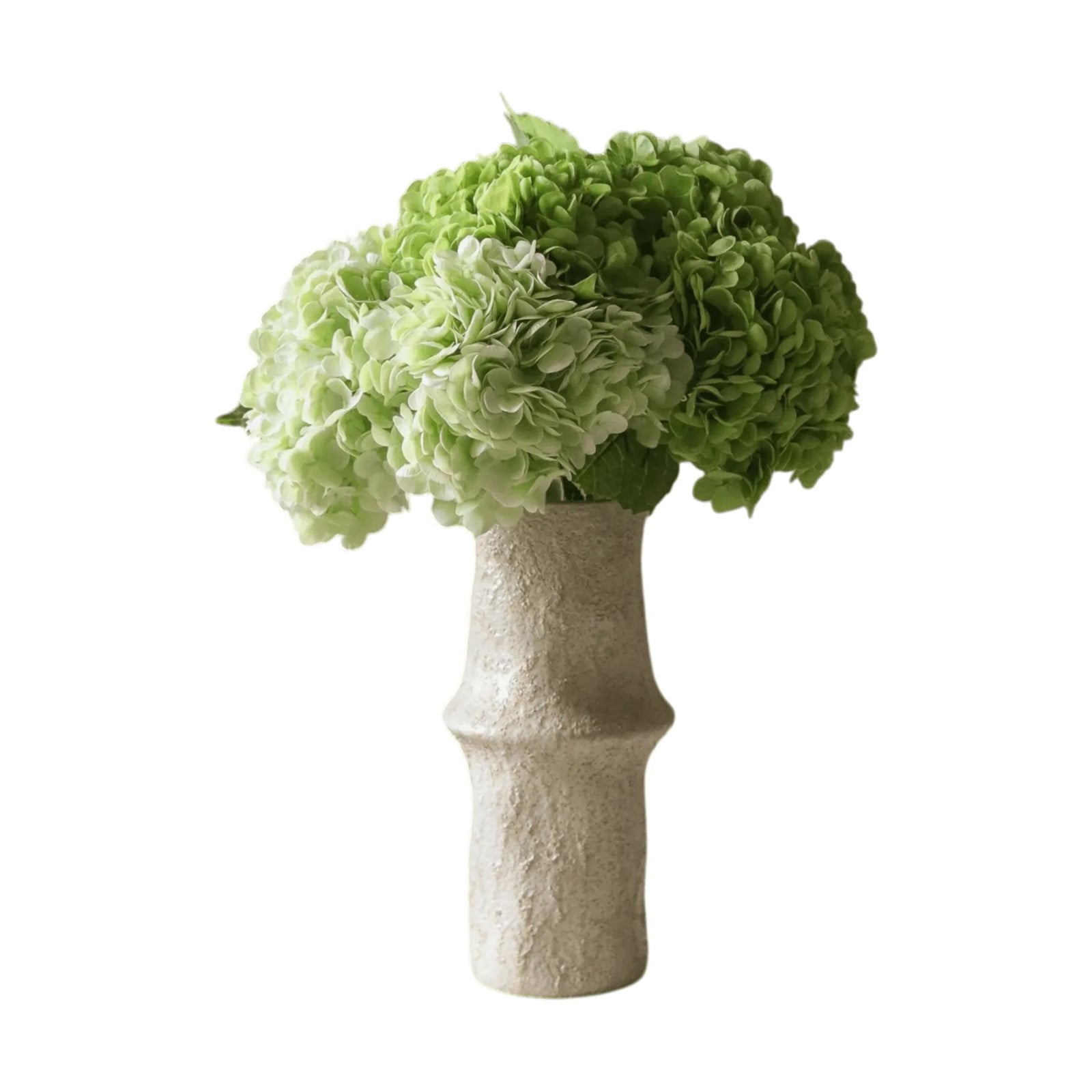 Botané Hortensia kunstboeket Groen, 7 stuks