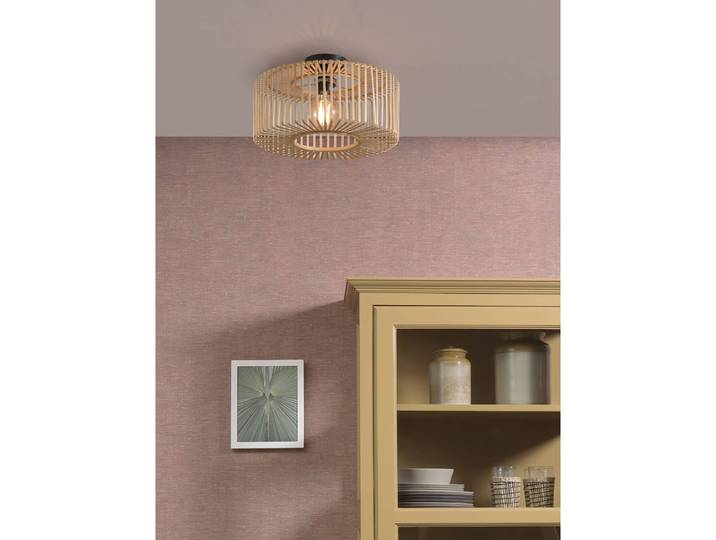 Deckenleuchte Bromo Ø 40cm Beige Material: Massivholz Oberfläche Holz: Beschichtet Oberfläche Metall: Lackiert E27