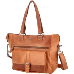 The Skandinavian Brand Leder Shopper - Cognac