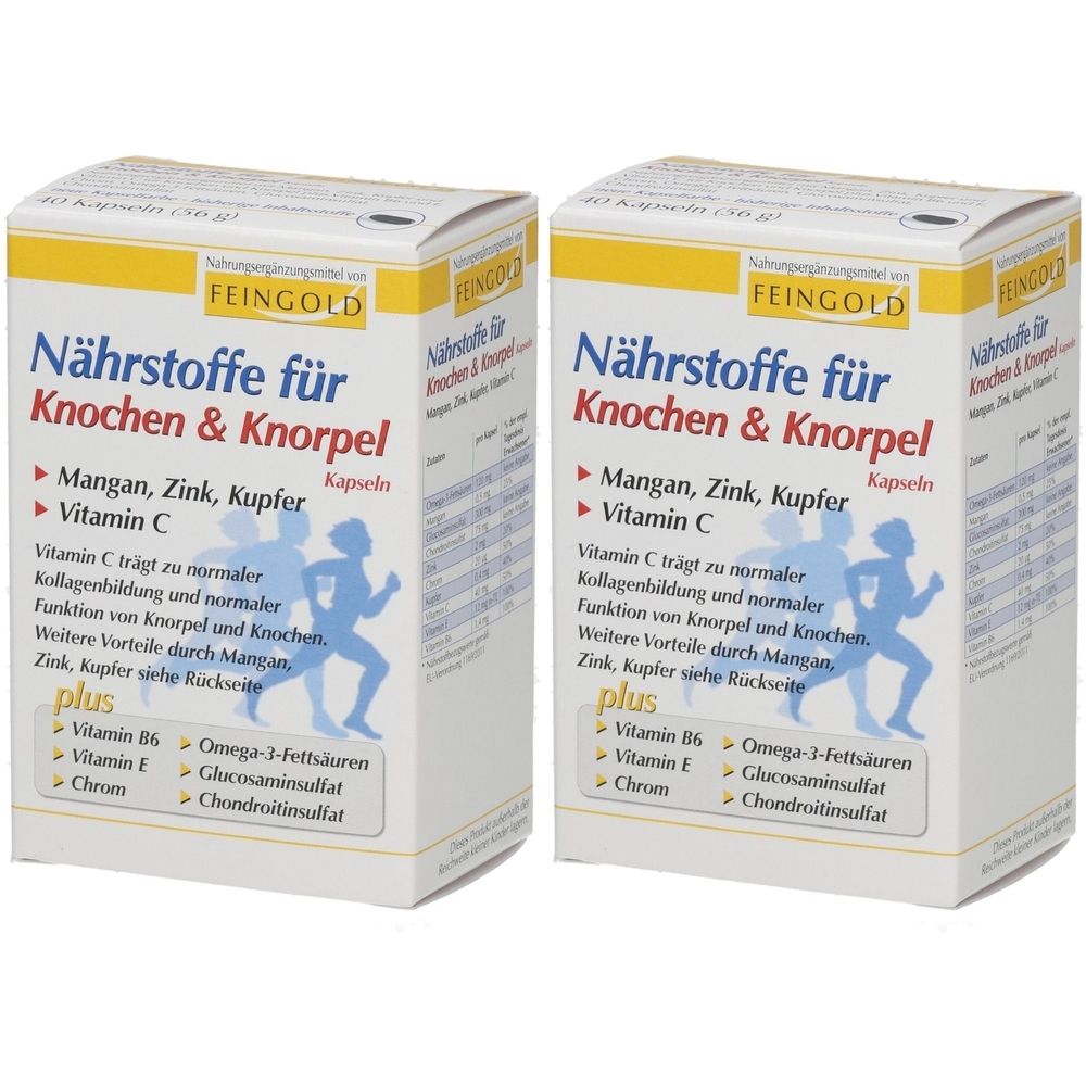 Nährstoffe für Knochen & Knorpel Kapseln 2x 2x40 St Weichkapseln