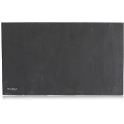 Boska Servierbrett Schiefer Light M / ein makelloses, robustes Brett / 25 cm / Schiefer / Schwarz / 250 x 150 x 6 mm