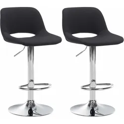 CLP 2er Set Barhocker Camden I Stoff-Bezug