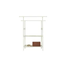 Kleiderständer   ¦ weiß ¦ Kunststoff,Metall ¦ Maße (cm): B: 114 H: 171