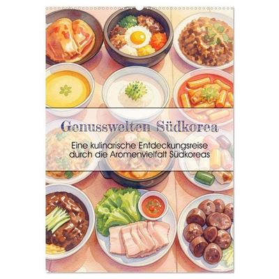 Genusswelten Südkorea (Wandkalender 2027 DIN A2 hoch), CALVENDO Monatskalender