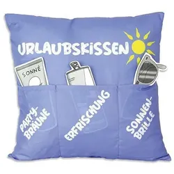Urlaubskissen mit 3 Einstecktaschen