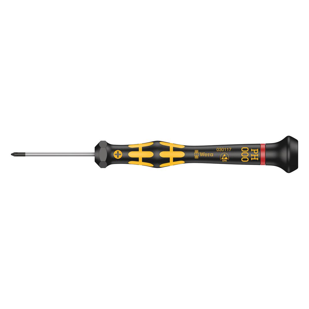 Wera 1550 ESD Micro PH 000 x 40 mm (Phillipps-Kreuzschlitz (PH)) (05030117001)