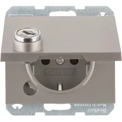 Berker SCHUKO-Steckdose eds/lack 41637004