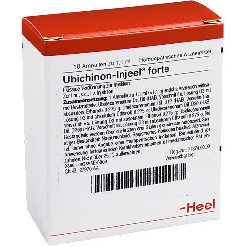 Ubichinon Injeel forte Ampullen 100 St