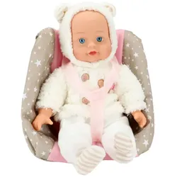 Toi-Toys 02155A - BEAU Babypuppe 33cm in Kindersitz