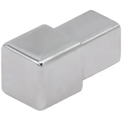 Eckstück Quadratprofil Edelstahl poliert (H= 8 mm)