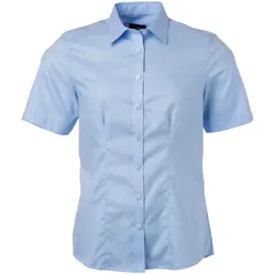 Damen Kurzarm Bluse "JN683" - XS - light-blue