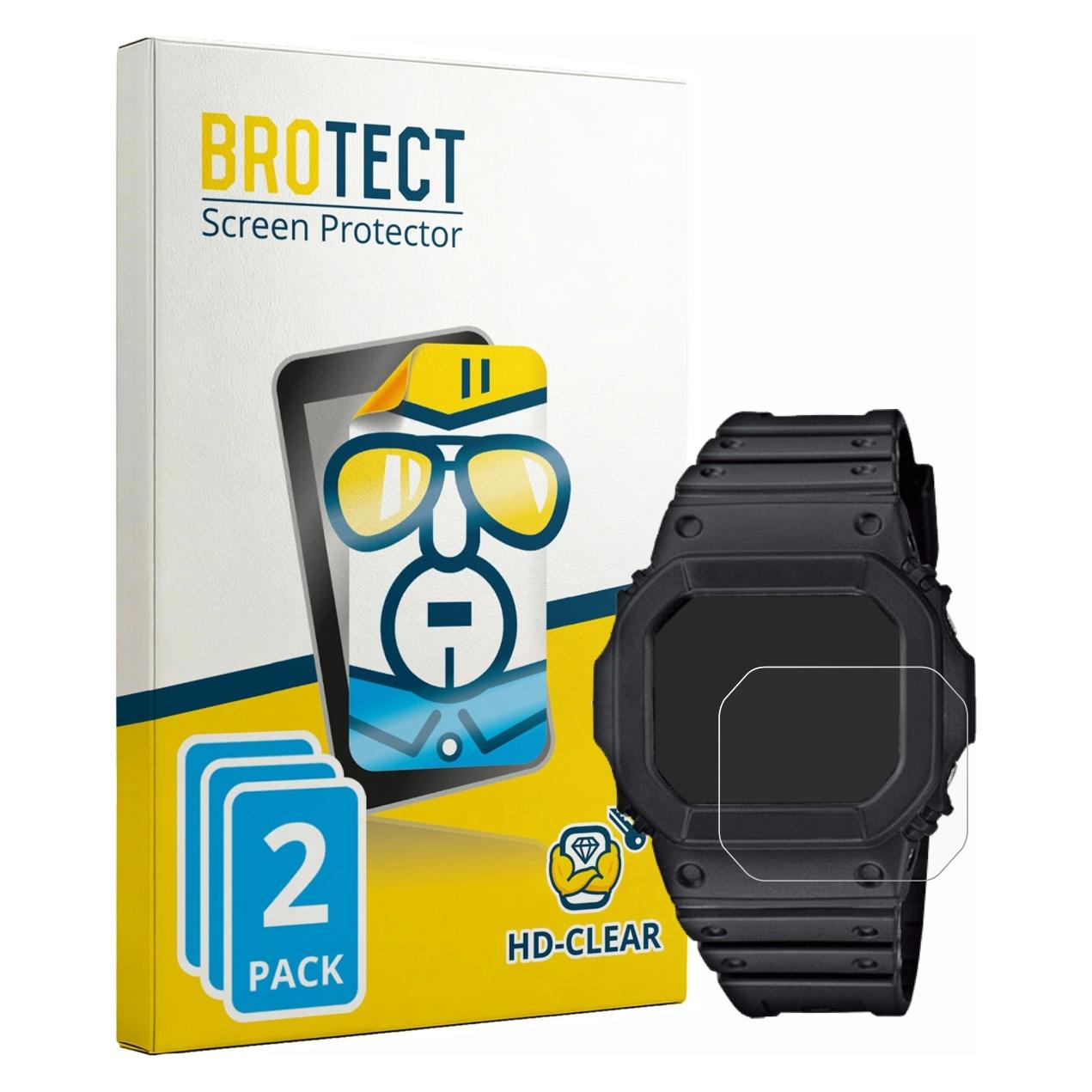 Brotect Schutzfolie für Casio G-Shock GW-M5610U-1CJF Displayschutz Displayschutzfolie Folie Klar (1863816)