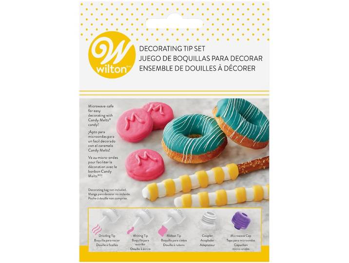 Wilton Spuitmondjes Set - 5-Delig - Wilton Candy Melt Decorating Tip