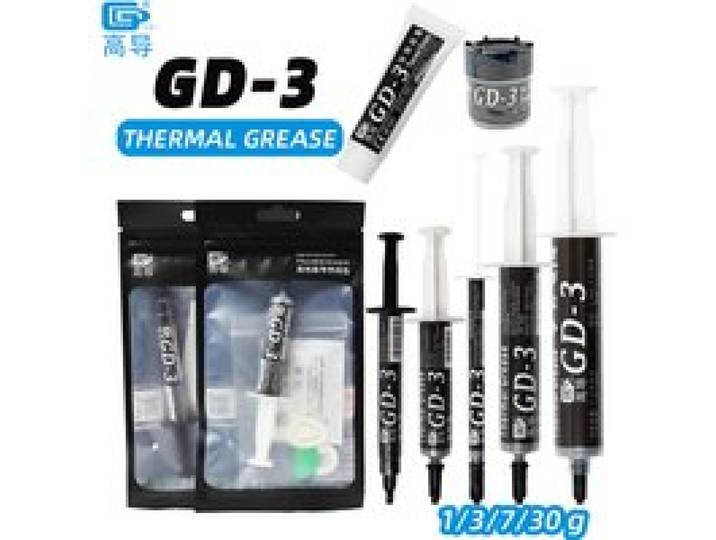GD-3 Koelpasta Prestaties 1/3/7/15/30g Grijs 7.5 W/m-k Voor CPU GPU Koellichaam Koeling Koeler Vet Compound Siliconen CN SY BB