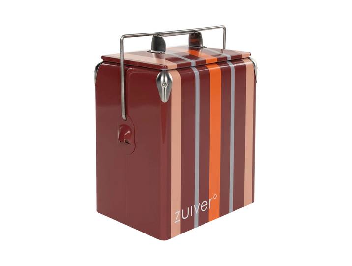 Design Kühler „Be Wine“ Stripes Burgundy Zuiver