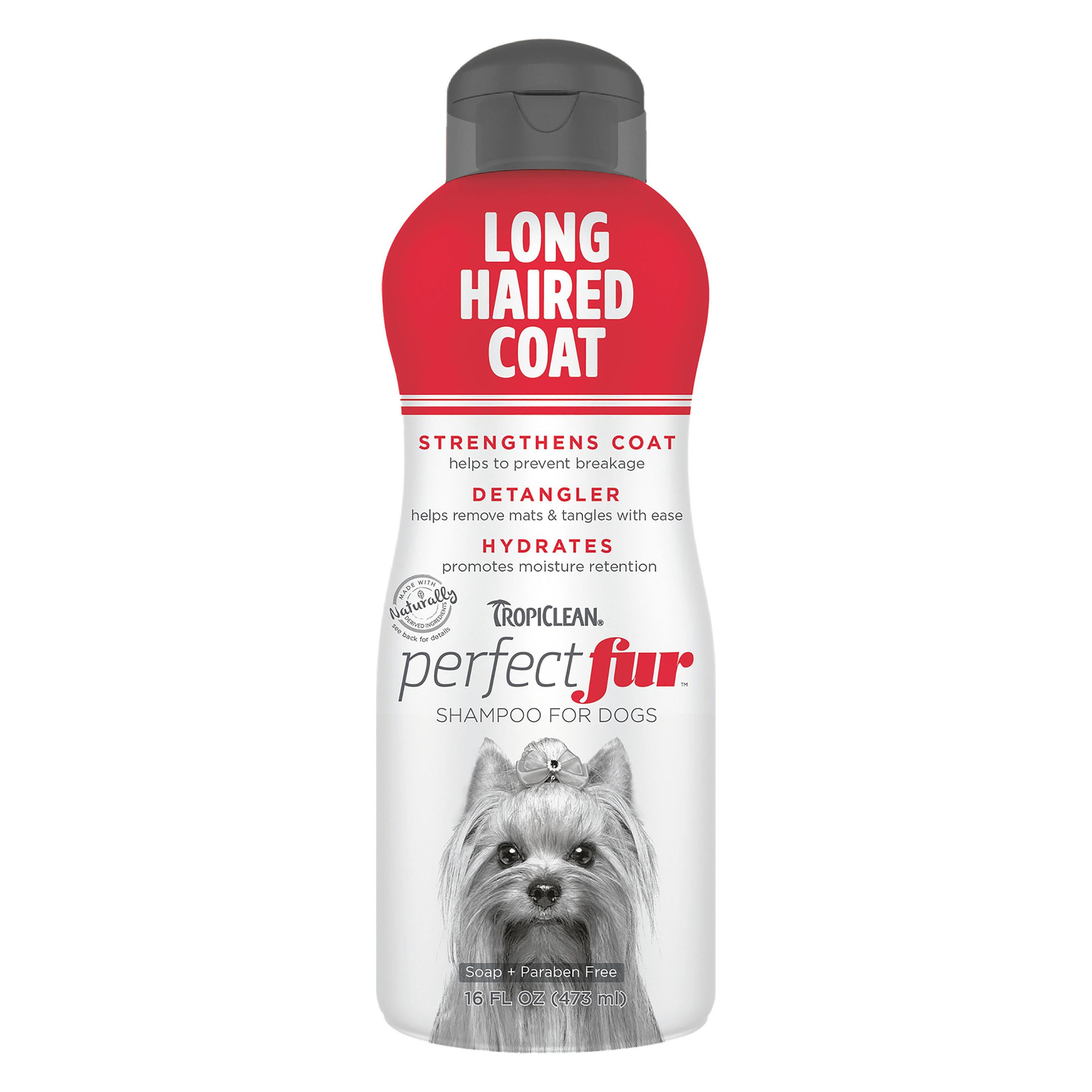 Tropiclean PERFECT FUR LONG HAIRED COAT SHAMPOO - 473ML (719.1820) (Flüssiges Shampoo, 473 ml) (719.1820)