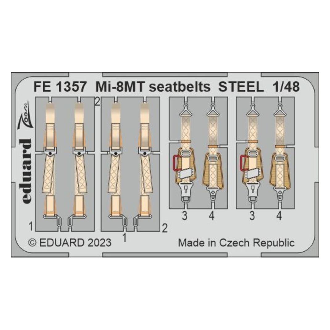 Eduard Mi-8MT seatbelts STEEL 1/48 TRUMPETER (FE1357)