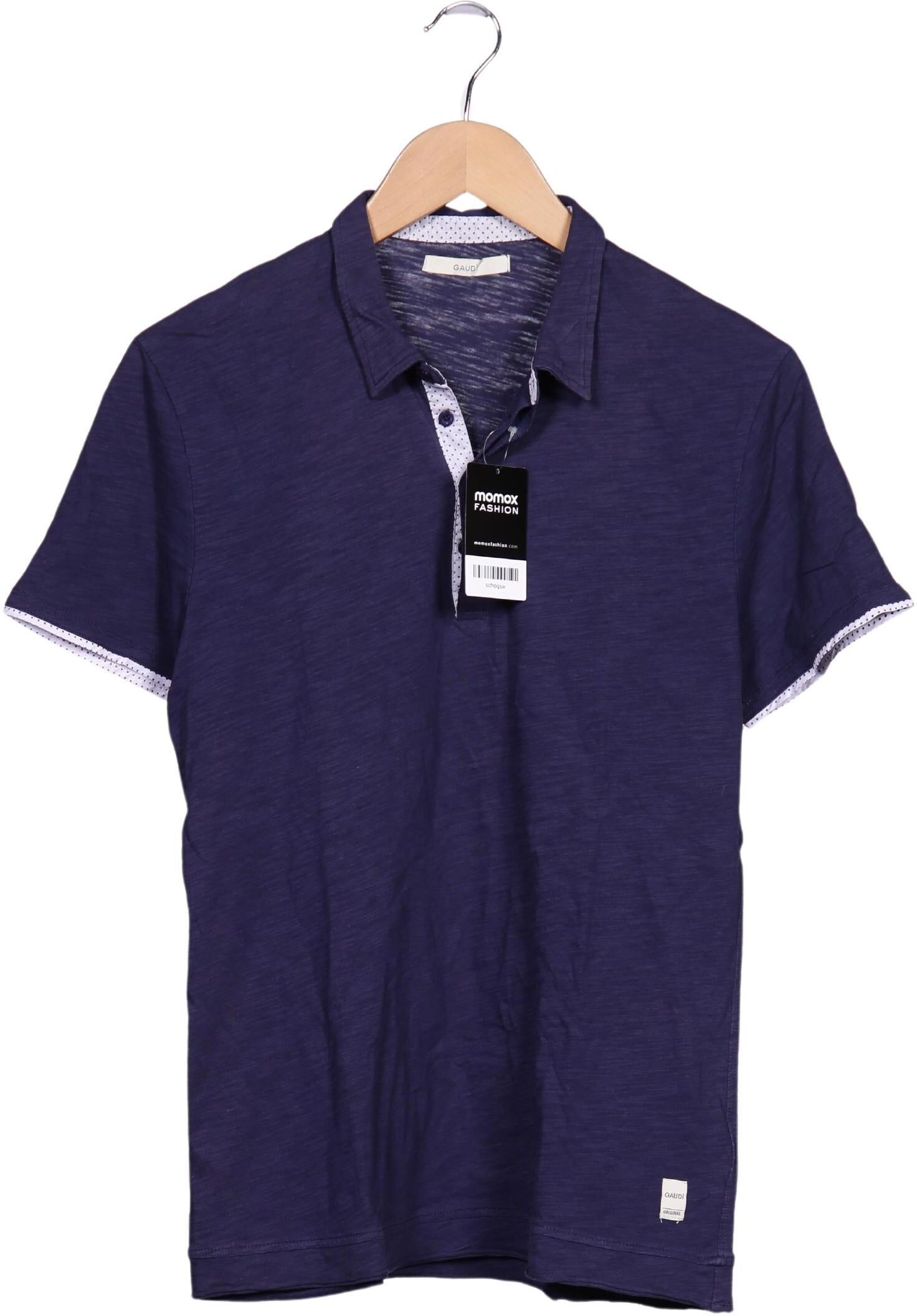 Gaudi Damen Poloshirt, Marineblau, Gr. M, Baumwolle - Second Hand