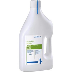 Schülke Desinfektionsmittel terralin protect, Desinfektionsreiniger, Konzentrat, alkoholisch, 2L