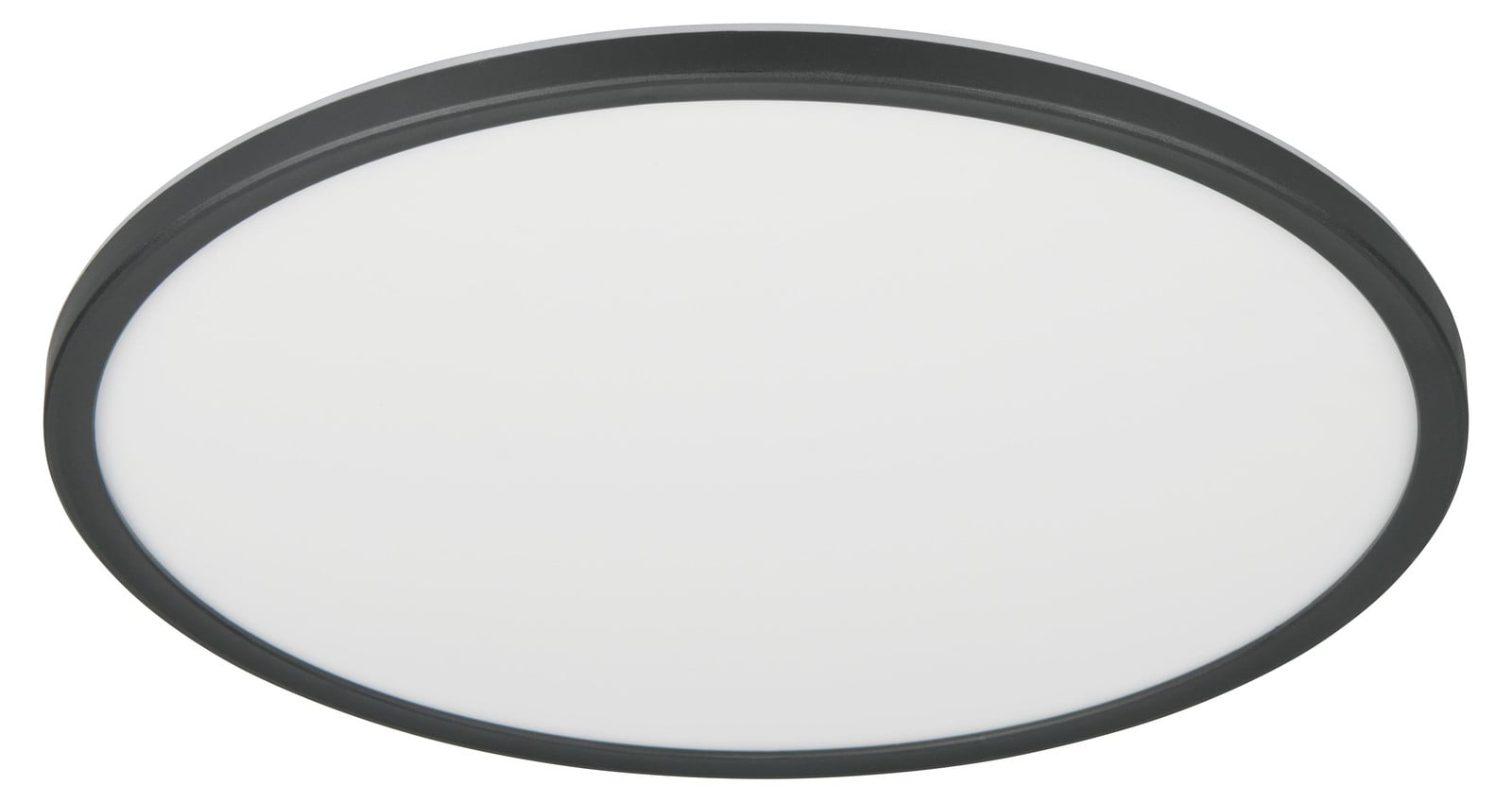 TRIO Plafonniere Joko LED Ring Zwart Ø 42 cm