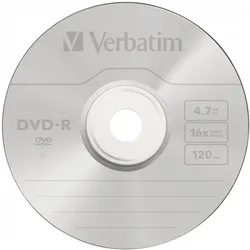Verbatim DVD-R, 16x, 4.7GB, 100er Spindel (100x), Optischer Datenträger