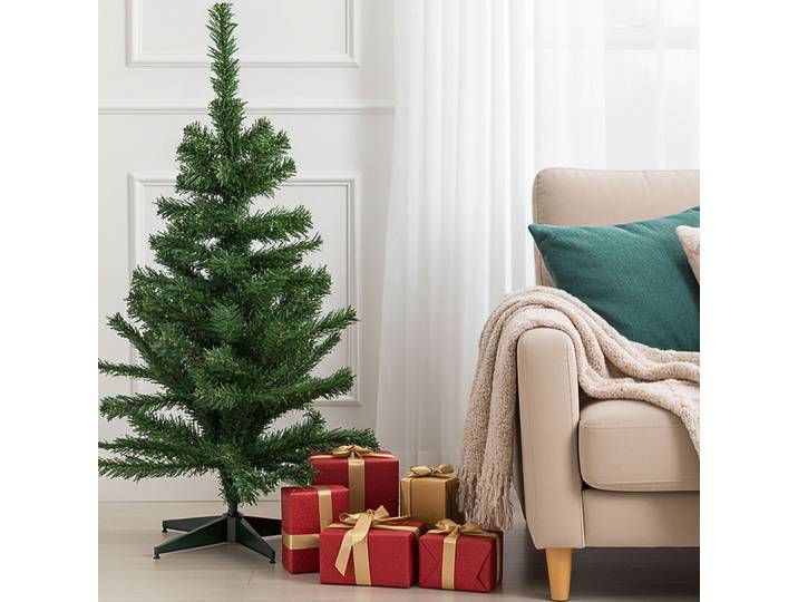 Künstlicher Tannenbaum, dunkelgrün, H 150 cm