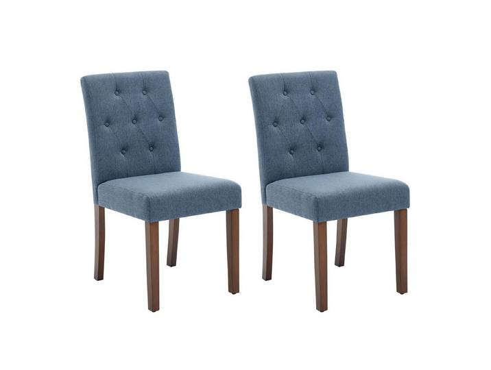 GarveeMore Esszimmerstuhl Moderne gepolsterte Essstühle Set von 2 mit Nailhead Trim