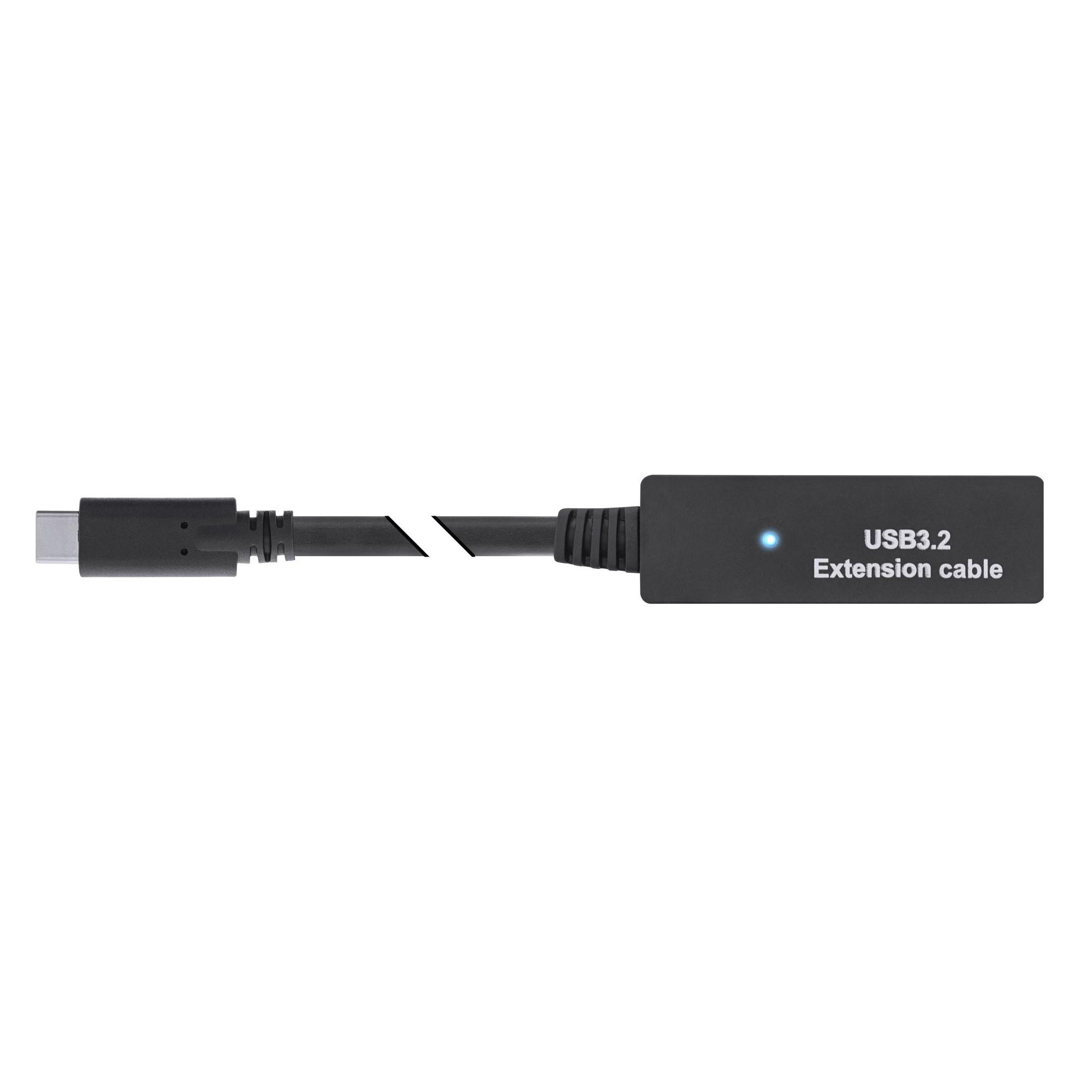 InLine USB 3.2 Gen.1 Aktiv-Verlängerung (5 m, USB 3.2 Gen 1, 5 W) (35650D)