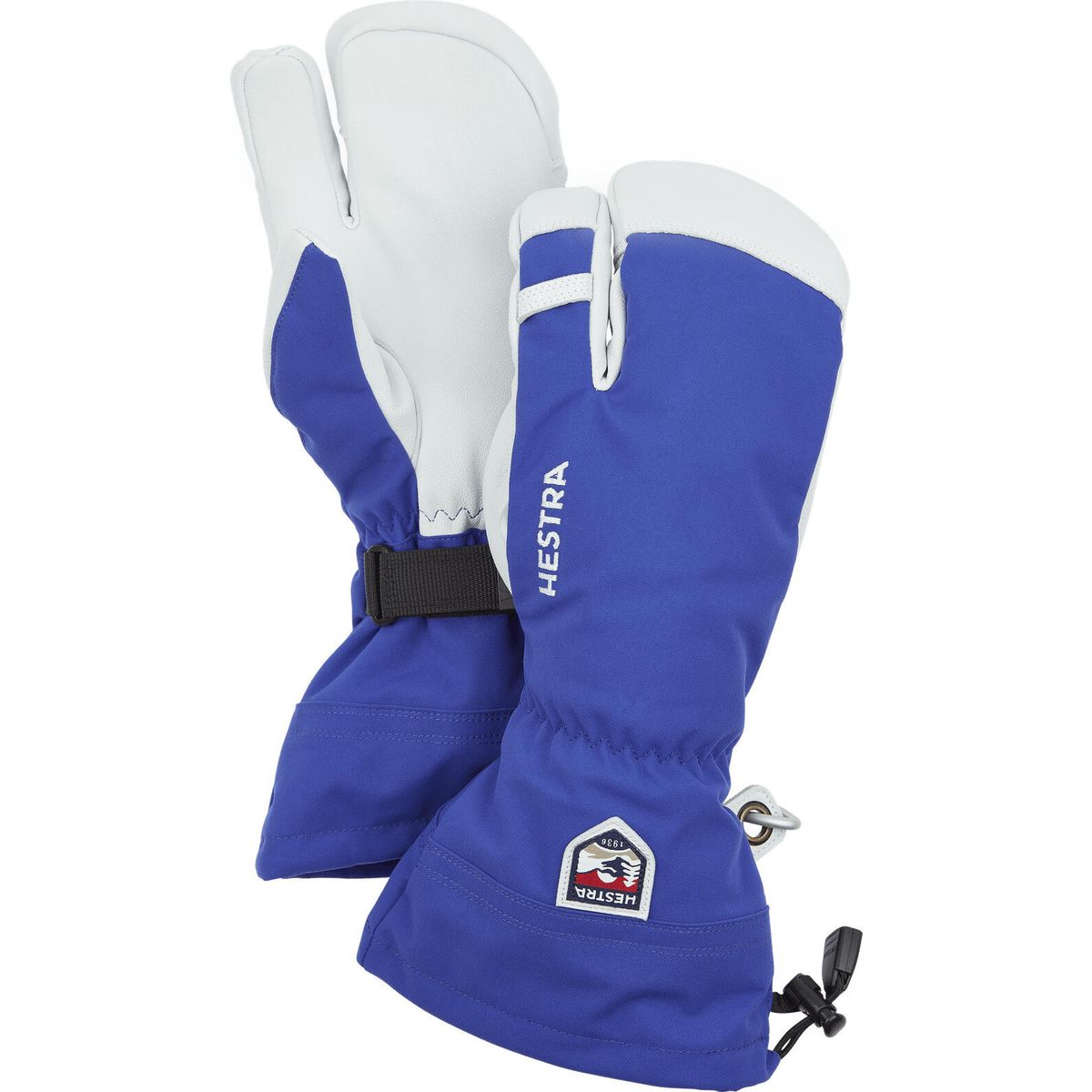 Hestra Army Leather Heli Ski - 3 Finger royal blue (250) 8 30572-250-8