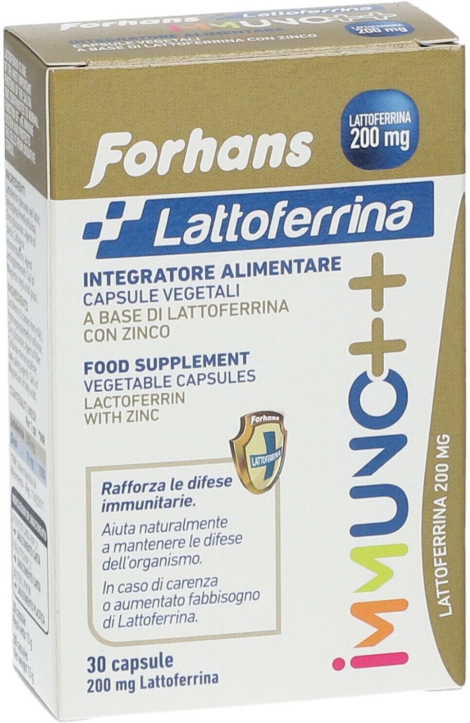 URAGME Srl Forhans Lattoferrina Immuno++, 30 Capsule