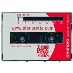 GRUNDIG Business Systems 5er-Pack Steno-Diktierkassetten »30«