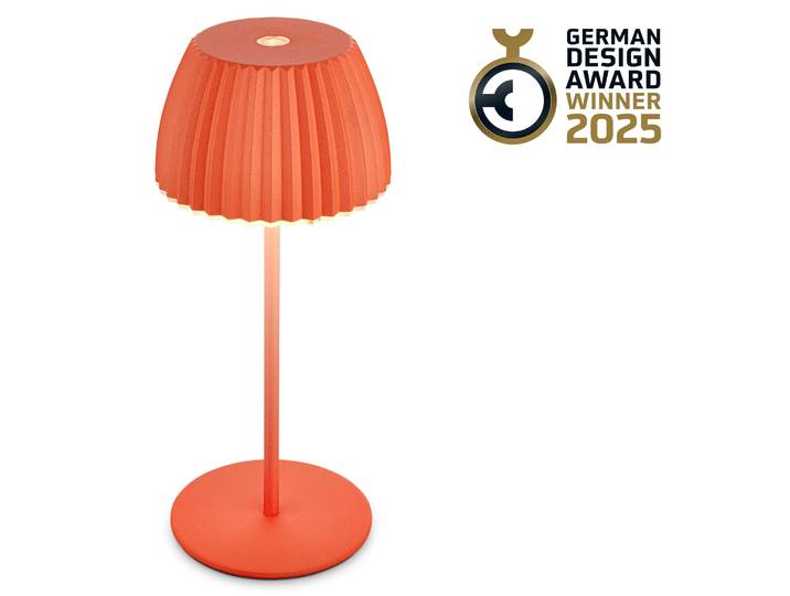 BRILONER LEUCHTEN LED Tischleuchte Akku LED Tischleuchte , orange, Leuchten, LED Tischleuchte