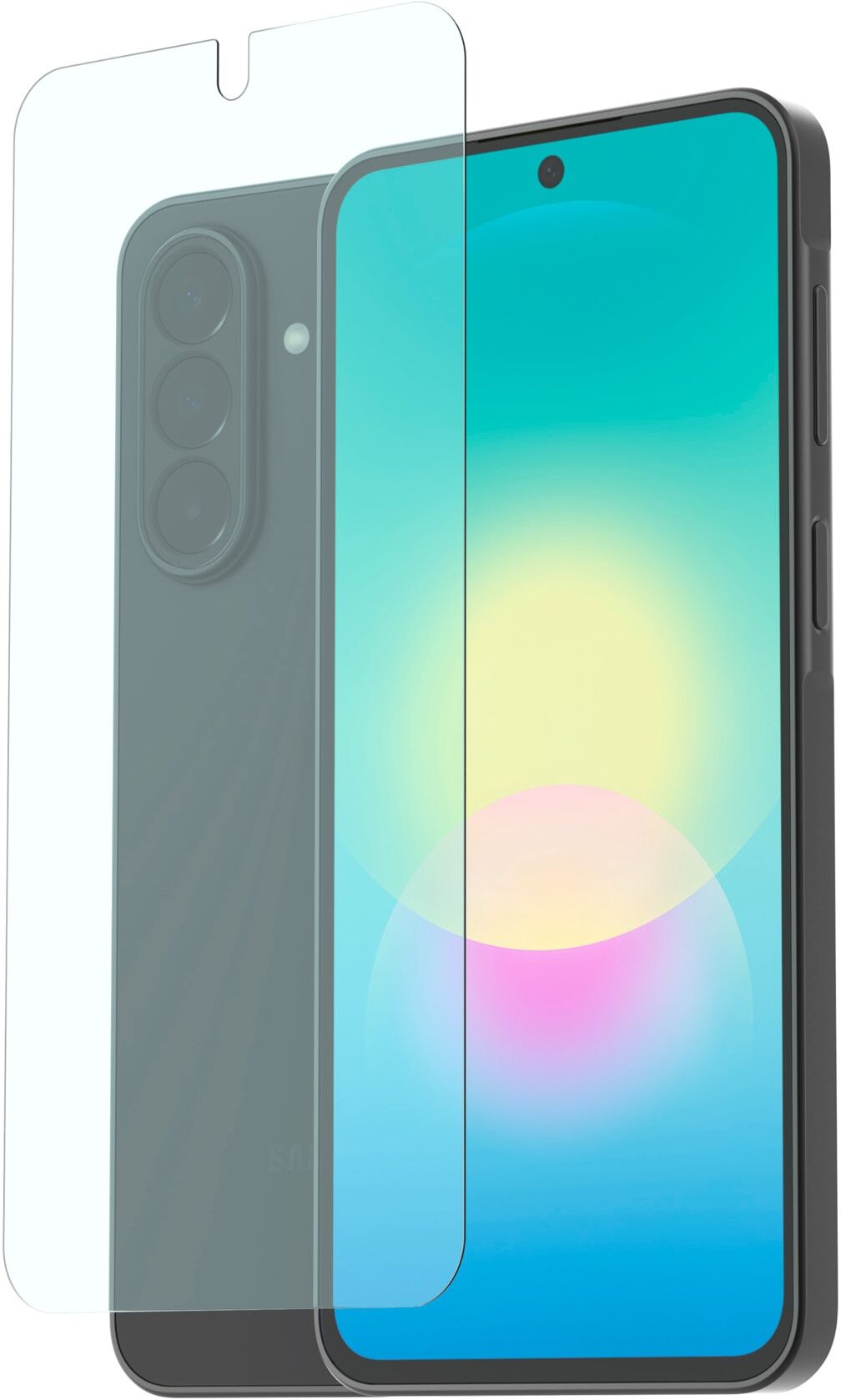 Samsung USB-Ladegerät "Starterkit für Galaxy A27 Case+Glas+Charger", transparent, weiß, B:12,1cm H:9,1cm T:22cm, Ladegeräte, USB-Ladegerät
